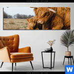 Bild Edelstahloptik Highlander Familie Panorama Produktvorschau mit dem Bild Highlander Familie im Format Panorama.