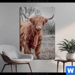 Bild Edelstahloptik Hochlandrind No 1 Hochformat Produktvorschau mit dem Bild Hochlandrind No.1 im Format Hochformat.