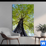 Bild Edelstahloptik Hoher Baum Hochformat Produktvorschau mit dem Bild Hoher Baum im Format Hochformat.