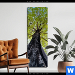 Bild Edelstahloptik Hoher Baum Schmal Produktvorschau mit dem Bild Hoher Baum im Format Schmal.