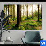 Bild Edelstahloptik Im Tiefen Wald Querformat Produktvorschau mit dem Bild Im tiefen Wald im Format Querformat.