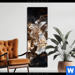 Bild Edelstahloptik Lilien In Goldenem Rauch Schmal Produktvorschau mit dem Bild Lilien in goldenem Rauch im Format Schmal.