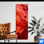 Bild Edelstahloptik Liquid Marmor Rot Schmal Produktvorschau mit dem Bild Liquid Marmor rot im Format Schmal.