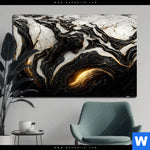 Bild Edelstahloptik Liquid Marmor Schwarz Gold Querformat Produktvorschau mit dem Bild Liquid Marmor Schwarz Gold im Format Querformat.