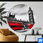 Bild Edelstahloptik London In Bewegung Rund Produktvorschau mit dem Bild London in Bewegung im Format Rund.
