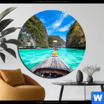 Bild Edelstahloptik Longtail Boot Rund Produktvorschau mit dem Bild Longtail-Boot im Format Rund.