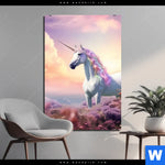 Bild Edelstahloptik Magic Einhorn Hochformat Produktvorschau mit dem Bild Magic Einhorn im Format Hochformat.