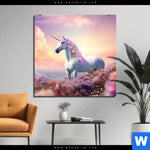 Bild Edelstahloptik Magic Einhorn Quadrat Produktvorschau mit dem Bild Magic Einhorn im Format Quadrat.