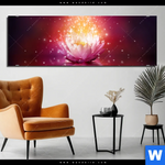 Bild Edelstahloptik Magie Blume Panorama Produktvorschau mit dem Bild Magie Blume im Format Panorama.