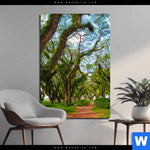 Bild Edelstahloptik Mystischer Wald Hochformat Produktvorschau mit dem Bild Mystischer Wald im Format Hochformat.