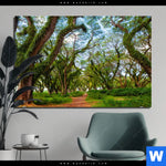 Bild Edelstahloptik Mystischer Wald Querformat Produktvorschau mit dem Bild Mystischer Wald im Format Querformat.