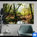 Bild Edelstahloptik Natuerlicher Wald Querformat Produktvorschau mit dem Bild Natürlicher Wald im Format Querformat.