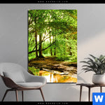 Bild Edelstahloptik Natur Pur Der Wald Hochformat Produktvorschau mit dem Bild Natur pur - Der Wald im Format Hochformat.