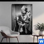 Bild Edelstahloptik Partygirl Hochformat Produktvorschau mit dem Bild Partygirl im Format Hochformat.