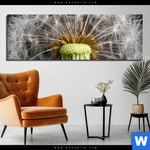 Bild Edelstahloptik Pusteblume No 10 Panorama Produktvorschau mit dem Bild Pusteblume No. 10 im Format Panorama.