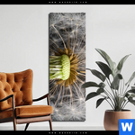 Bild Edelstahloptik Pusteblume No 10 Schmal Produktvorschau mit dem Bild Pusteblume No. 10 im Format Schmal.