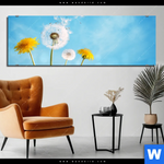 Bild Edelstahloptik Pusteblume No 2 Panorama Produktvorschau mit dem Bild Pusteblume No. 2 im Format Panorama.