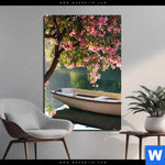 Bild Edelstahloptik Romantische Bootstour Hochformat Produktvorschau mit dem Bild Romantische Bootstour im Format Hochformat.