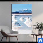 Bild Edelstahloptik Salzlandschaft In Den Anden Hochformat Produktvorschau mit dem Bild Salzlandschaft in den Anden im Format Hochformat.