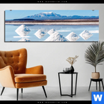 Bild Edelstahloptik Salzlandschaft In Den Anden Panorama Produktvorschau mit dem Bild Salzlandschaft in den Anden im Format Panorama.