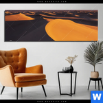 Bild Edelstahloptik Sandduenen Panorama Produktvorschau mit dem Bild Sanddünen im Format Panorama.