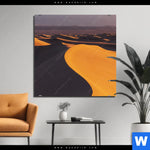 Bild Edelstahloptik Sandduenen Quadrat Produktvorschau mit dem Bild Sanddünen im Format Quadrat.