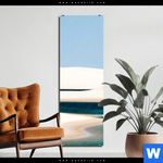 Bild Edelstahloptik Sandduenen Und Seen Schmal Produktvorschau mit dem Bild Sanddünen und Seen im Format Schmal.