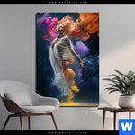 Bild Edelstahloptik Schlafende Nixe Hochformat Produktvorschau mit dem Bild Schlafende Nixe im Format Hochformat.