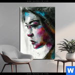 Bild Edelstahloptik Schoenes Maedchen Hochformat Produktvorschau mit dem Bild Schönes Mädchen im Format Hochformat.