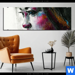 Bild Edelstahloptik Schoenes Maedchen Panorama Produktvorschau mit dem Bild Schönes Mädchen im Format Panorama.