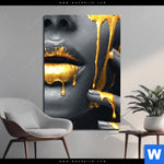 Bild Edelstahloptik Schoenheit In Silber Gold Hochformat Produktvorschau mit dem Bild Schönheit in Silber & Gold im Format Hochformat.