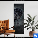 Bild Edelstahloptik Schwarzer Hengst Schmal Produktvorschau mit dem Bild Schwarzer Hengst im Format Schmal.