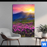 Bild Edelstahloptik Sommerberg Im Sonnenuntergang Hochformat Produktvorschau mit dem Bild Sommerberg im Sonnenuntergang im Format Hochformat.