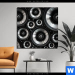 Bild Edelstahloptik Sound Quadrat Produktvorschau mit dem Bild Sound im Format Quadrat.