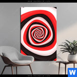Bild Edelstahloptik Spirale In Rot Weiss Schwarz Hochformat Produktvorschau mit dem Bild Spirale in rot weiß schwarz im Format Hochformat.