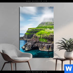 Bild Edelstahloptik Steilkueste Am Meer Hochformat Produktvorschau mit dem Bild Steilküste am Meer im Format Hochformat.