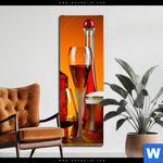 Bild Edelstahloptik Stillleben Flaschen Glaeser Schmal Produktvorschau mit dem Bild Stillleben Flaschen Gläser im Format Schmal.