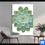 Bild Edelstahloptik Sukkulente No 2 Hochformat Produktvorschau mit dem Bild Sukkulente No.2 im Format Hochformat.