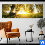 Bild Edelstahloptik Unberuehrte Natur Panorama Produktvorschau mit dem Bild Unberührte Natur im Format Panorama.