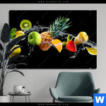 Bild Edelstahloptik Viele Fruechte Querformat Produktvorschau mit dem Bild Viele Früchte im Format Querformat.