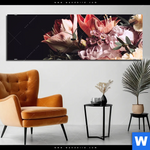 Bild Edelstahloptik Vintage Blumenstrauss Panorama Produktvorschau mit dem Bild Vintage Blumenstrauß im Format Panorama.