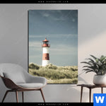 Bild Edelstahloptik Vintage Leuchtturm Hochformat Produktvorschau mit dem Bild Vintage Leuchtturm im Format Hochformat.