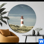 Bild Edelstahloptik Vintage Leuchtturm Rund Produktvorschau mit dem Bild Vintage Leuchtturm im Format Rund.