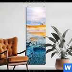 Bild Edelstahloptik Vulkan Island Schmal Produktvorschau mit dem Bild Vulkan Island im Format Schmal.