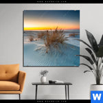 Bild Edelstahloptik Weisse Duenen Quadrat Produktvorschau mit dem Bild Weiße Dünen im Format Quadrat.