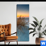 Bild Edelstahloptik Weisse Duenen Schmal Produktvorschau mit dem Bild Weiße Dünen im Format Schmal.