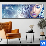 Bild Edelstahloptik Winter Schoenheit Panorama Produktvorschau mit dem Bild Winter Schönheit im Format Panorama.