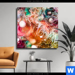 Leinwandbild Abstract Artwork No 1 Quadrat Produktvorschau mit dem Bild Abstract Artwork No.1 im Format Quadrat.