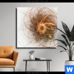 Leinwandbild Abstrakte Lichtmalerei Quadrat Produktvorschau mit dem Bild Abstrakte Lichtmalerei im Format Quadrat.