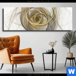 Leinwandbild Abstrakte Moderne Linienkunst Panorama Produktvorschau mit dem Bild Abstrakte moderne Linienkunst im Format Panorama.